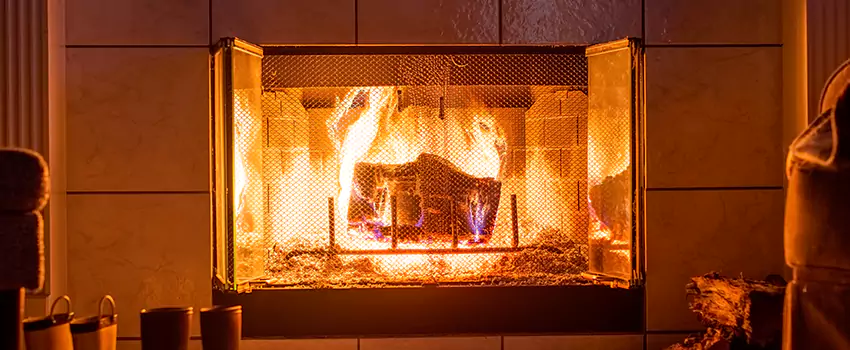 Mendota Hearth Landscape Fireplace Installation in Eastmont, Washington